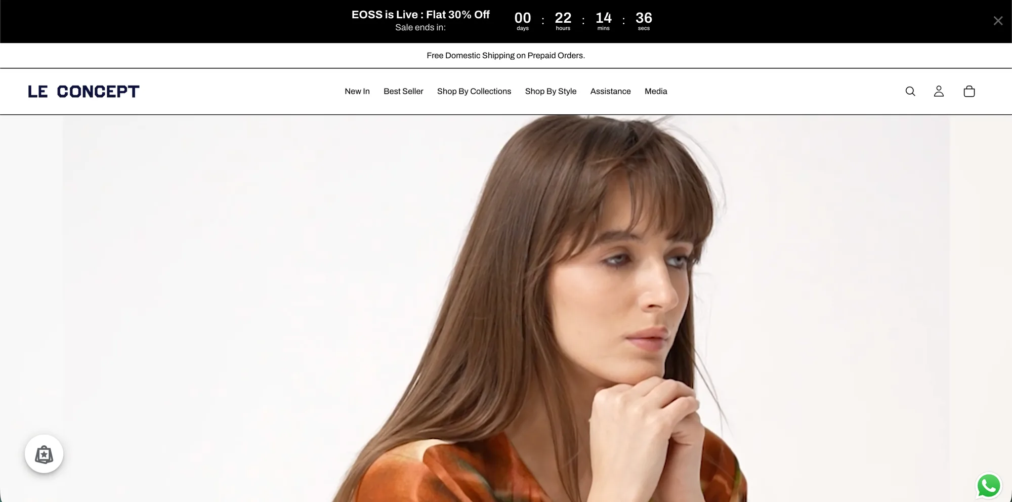 Le Concept — E-commerce store build for a designer fashion brand